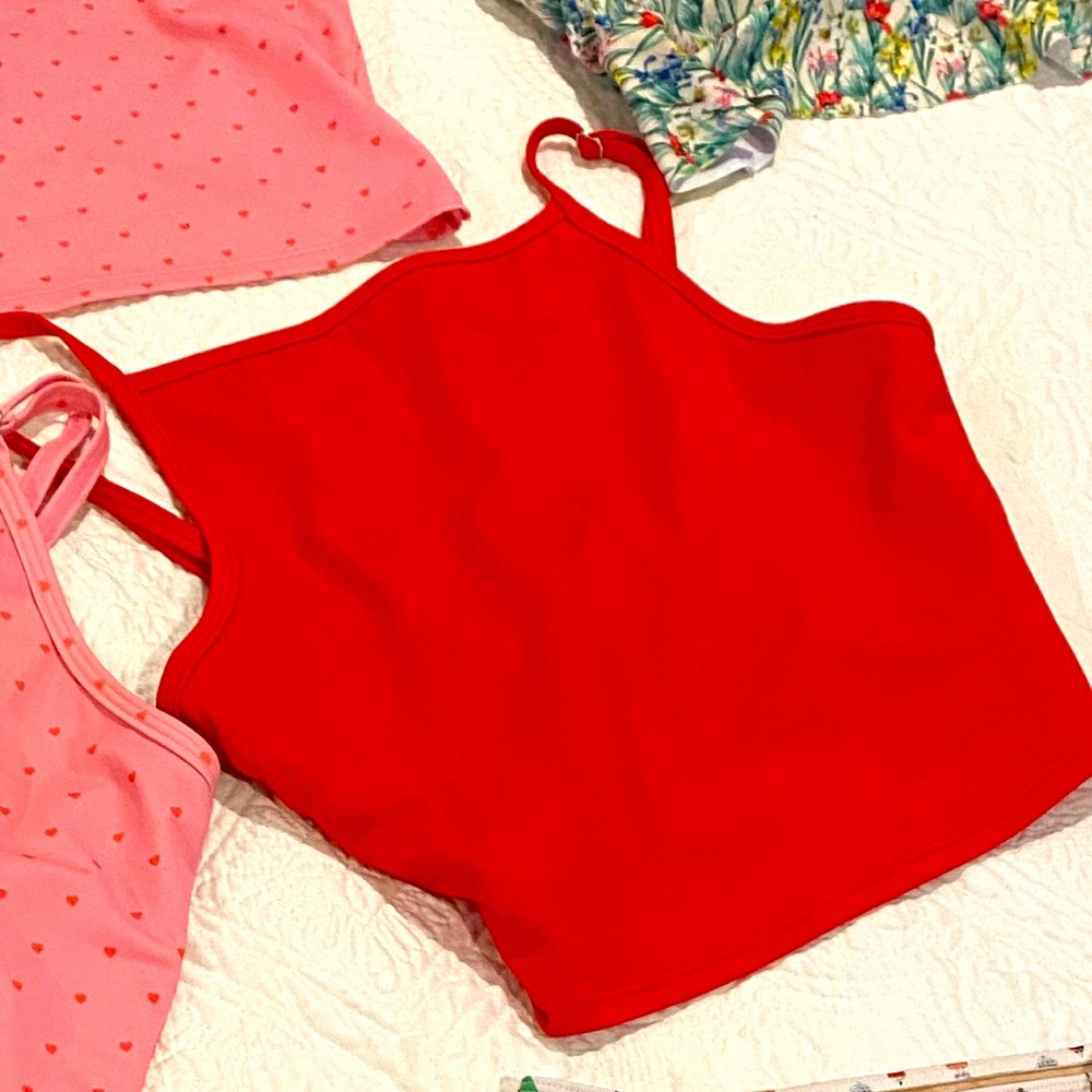 Kortni Jean Squares up swim top. Size Small
